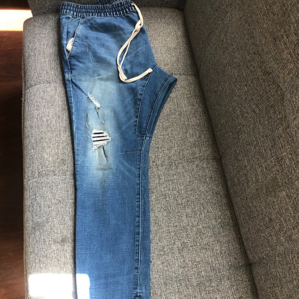 PACSUN DENIM JOGGER PANTS